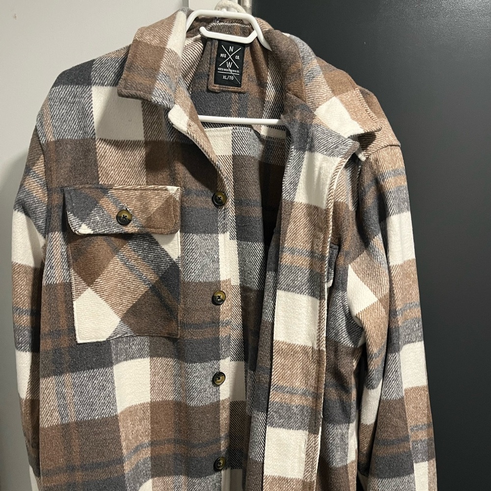 Plaid button up